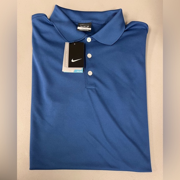 Nike Men's Royal Dri Fit Polo Shirt XLT Tall - Picture 1 of 4